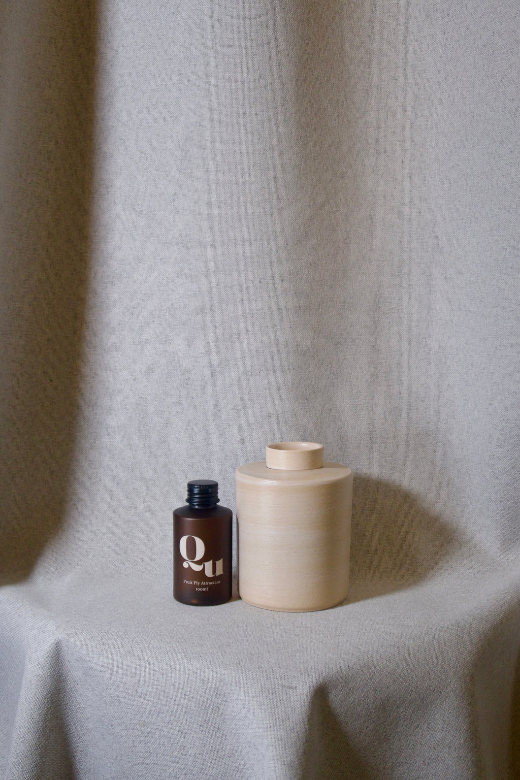 The Core Collection comprised of the Walter Vase and the refill shot against a neutral background. 